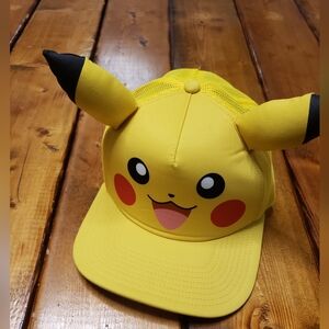 Pokemon Yellow Mesh Cap One Size Fits All